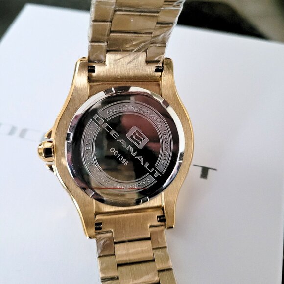 Oceanaut Men's OC1395 Rayonner Gold Quartz Watch - Picture 6 of 8
